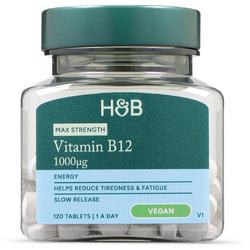 Holland & Barrett Vitamin Β12 1000μg 120 Ταμπλέτες
