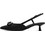 Tamaris Γόβες Slingback Δερμάτινες με Λεπτό Χαμηλό Τακούνι & Στρας Μαύρες 1-29512-46-043