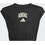 Adidas Παιδικό Crop Top Αμάνικο Μαύρο KC4590