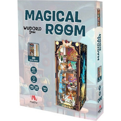 Mathv Magical Room 3D Book Nook DIY 167 Κομμάτια 25.2cm WWN-004