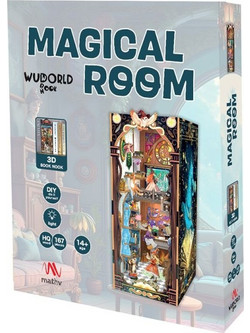 Mathv Magical Room 3D Book Nook DIY 167 Κομμάτια 25.2cm WWN-004