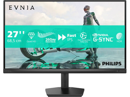 Philips Evnia 27M2N3500PF IPS HDR Gaming Monitor 27" 2560x1440 QHD 260Hz 1ms
