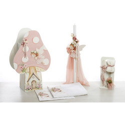 Bellissimo Σετ Βάπτισης με Κουτί για Κορίτσι Woodland Fairy Tale ΣΚΒ-2636