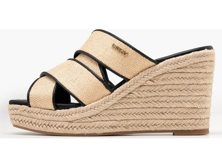 DKNY Καλοκαιρινές Γυναικείες Πλατφόρμες Χαμηλές Μπεζ K2631109-NAX