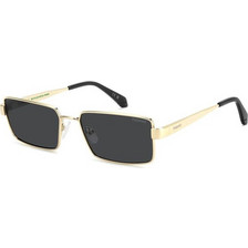 Polaroid Eyewear PLD6255/S/X 2F7/M9 Ανδρικά Γυαλιά Ηλίου Τετράγωνα Μεταλλικά Χρυσά με Μαύρο Φακό