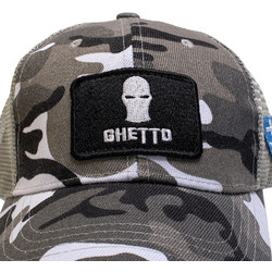 Ghetto Ανδρικό Καπέλο Jockey με Δίχτυ Snapback Υφασμάτινο Γκρι
