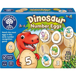 Orchard Toys Dinosaur Number Eggs Επιτραπέζιο Παιχνίδι για Παιδιά 3+ Ετών για 2-4 Παίκτες