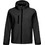 Stenso Ανδρικό Μπουφάν Χειμωνιάτικο Softshell Μαύρο 03001213