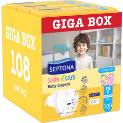 Septona Calm n Care Πάνες No7 15+kg 108τμχ