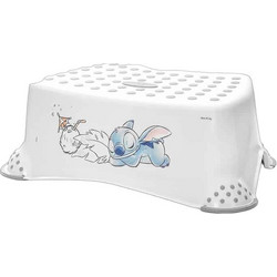 Lorelli Stitch Βοηθητικό Σκαλοπάτι Μπάνιου Πλαστικό Αντιολισθητικό Λευκό 10130352500