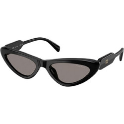 Miu Miu MU11SU 16K80Q Γυναικεία Γυαλιά Ηλίου Cat Eye Κοκάλινα Μαύρα με Μαύρο Φακό