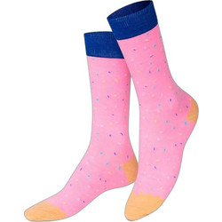 Eat My Socks Donuts Ανδρικές Κάλτσες Ψηλές με Σχέδια Ροζ EMSNOCDOST