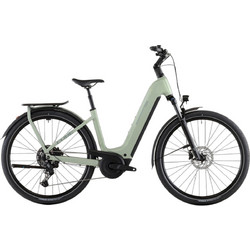 Cube Kathmandu Hybrid One 800 Easy Entry 2026 Γυναικείο Ηλεκτρικό Ποδήλατο Πόλης 28" 800W με 10 Ταχύτητες και Δισκόφρενα Πράσινο Mint