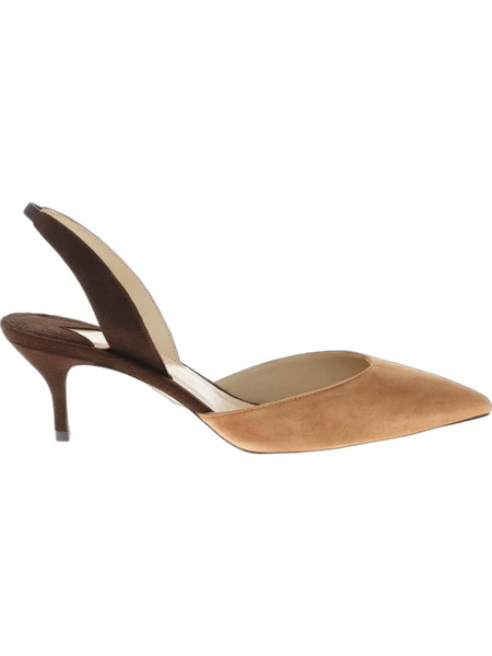 Paul Andrew Γόβες Suede Slingback με Τακούνι Στιλέτο Καφέ 104501SU01-1502