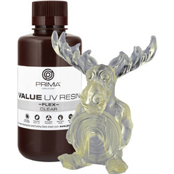 Prima Creator Value Flexible UV Curable Ρητίνη 3D Printer Transparent 500gr