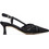 Xti Γόβες Slingback Δερμάτινες με Λεπτό Χαμηλό Τακούνι Μαύρες 145301