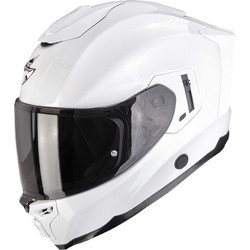 Scorpion Exo 1500 Air Solid Glossy White Κράνος Μηχανής Full Face 1450gr