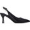 Xti Γόβες Slingback Δερμάτινες με Λεπτό Χαμηλό Τακούνι Μαύρες 145369