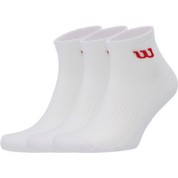 Wilson Ανδρικές Κάλτσες Κοντές Λευκές 3Pack WRA803101
