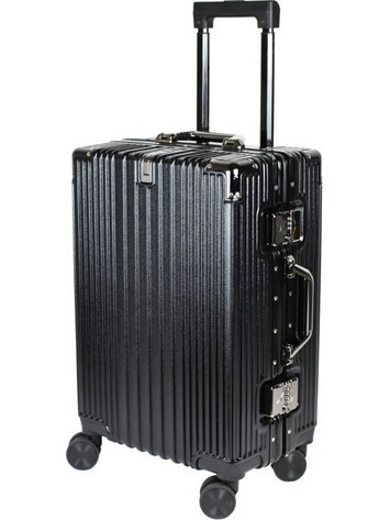 Colorlife 7955 Βαλίτσα Καμπίνας 55x34x23cm με 4 Ρόδες Μαύρη