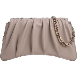 Axel Γυναικείο Τσαντάκι Χιαστί από Δερματίνη Nude με Αλυσίδα 1005-1423