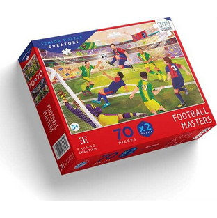Παιδικό Puzzle Ελληνοεκδοτική Amazing Football Masters 2x70 Κομμάτια