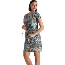 Rachel Mini Καλοκαιρινό Καθημερινό Φόρεμα Floral Καφέ 13683