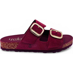 Yokono Γυναικεία Σανδάλια Suede Φούξια ONLY-700