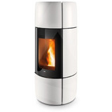 MCZ Curve Air Matic 8 Core Up White Ceramic Σόμπα Pellet 8kW