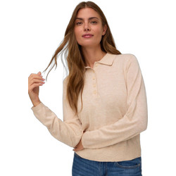 Vero Moda Γυναικεία Πλεκτή Μπλούζα με Γιακά Ροζ 10331614