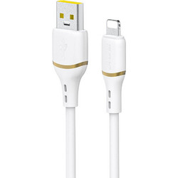 Dudao L25L USB-A to Lightning Cable 30W 1m White