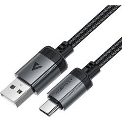 Acefast C20-04 Braided USB-A to USB-C 1.2m Black