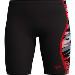 Speedo Παιδικό Αγωνιστικό Μαγιό Κολύμβησης Jammer για Αγόρι Μαύρο Κόκκινο 8-A000257003