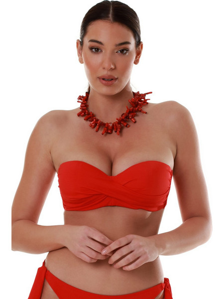 Bluepoint Bikini Top Strapless Κόκκινο 26066093C