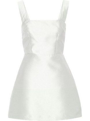 Mix & Match Vasiliki Mini Καλοκαιρινό Βραδινό Φόρεμα Λευκό SS2605
