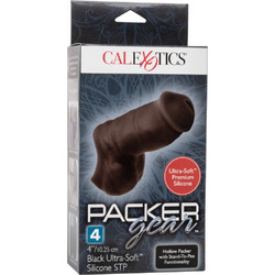 CalExotics Silicone Hollow Packer Stand To Pee Black Sexy Αξεσουάρ 10.25cm
