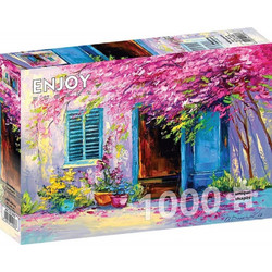 Puzzle ENJOY Puzzle Blooming Courtyard 1000 Κομμάτια