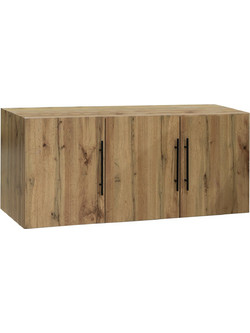 Pakoworld Τρίφυλλο Πατάρι Ντουλάπας Carys Καρυδί 150x55x60cm HM747.12