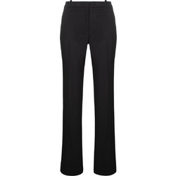 DKNY Υφασμάτινο Γυναικείο Παντελόνι Chino Κανονική Εφαρμογή Navy Μπλε WYPT3643-NVY