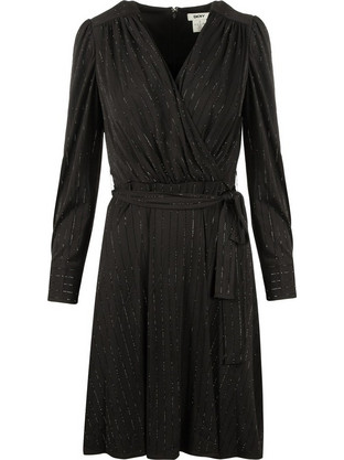 DKNY Mini Φόρεμα για Γάμο / Βάπτιση Κρουαζέ Μαύρο DD5I2482-BLK
