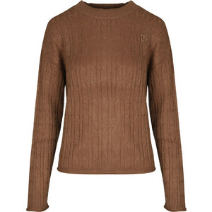 DKNY Γυναικεία Πλεκτή Μπλούζα Καφέ DJ5R0917-OFJ DKNY Γυναικεία Πλεκτή Μπλούζα Καφέ DJ5R0917-OFJ
