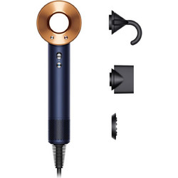 Dyson HD07 Supersonic Straight+ Wavy Prussian Blue/Rich Επαγγελματικό Πιστολάκι Μαλλιών με Φυσούνα 1600W