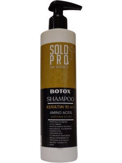Solo Pro Botox 10 in 1 Σαμπουάν Κερατίνης για Επανόρθωση 300ml