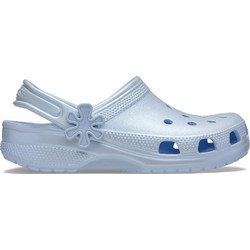 Crocs Classic Pearl Shine Παιδικά Παπούτσια Θαλάσσης για Κορίτσι Ανατομικά Γαλάζια 212814-4WK