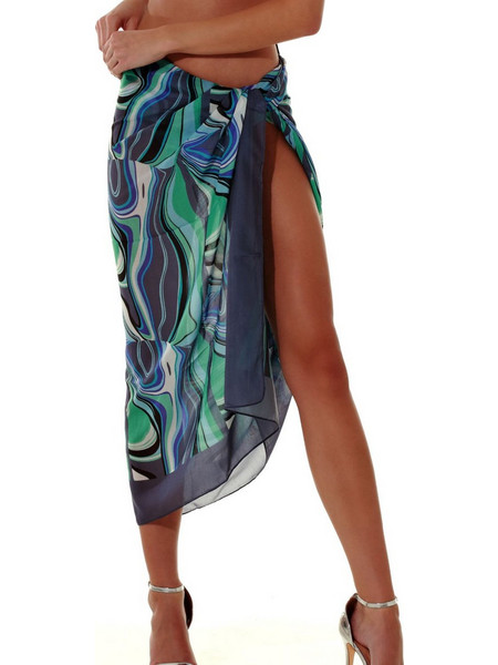 Bluepoint Style Me Up Παρεό Μακρύ Πετρόλ 24083029-09