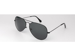 Tailor Made TM15341 C1 Ανδρικά Γυαλιά Ηλίου Aviator Μεταλλικά Μαύρα με Μαύρο Φακό
