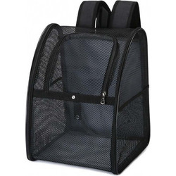 Σακίδιο Πλάτης Μεταφοράς Σκύλου Μαύρο 34x42x28cm