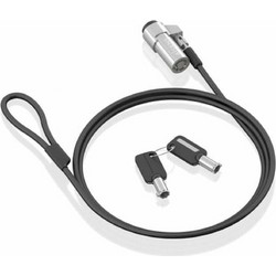 Aisens ASLK-D45K06-BK Κλειδαριά Laptop Kensington Standard με Κλειδί 1.5m