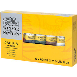 Winsor & Newton Galeria Σετ Ακρυλικά Χρώματα Ζωγραφικής 60ml 6τμχ