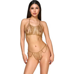 Cottelli Σετ Sexy Εσώρουχα Αυτοκινήτου Χρυσά 24505346001